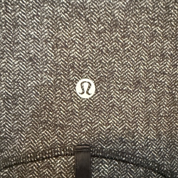Lululemon Define Jacket in Heathered Herringbone Black Grey Size 4 - Picture 7 of 11